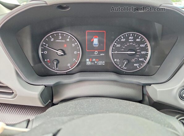 4S4GUHL6XS3773606 2025 SUBARU CROSSTREK Green Instrument cluster view