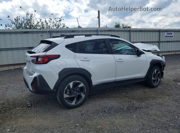4S4GUHM60R3828315 2024 SUBARU CROSSTREK Белый Задняя правая четверть