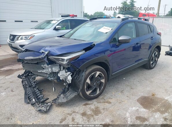 4S4GUHM60S3722016 2025 SUBARU CROSSTREK Blue წინა მარცხენა ხედი სამი მეოთხედიდან