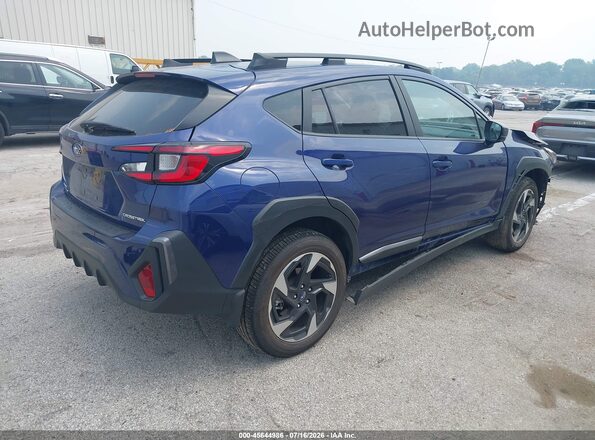 4S4GUHM60S3722016 2025 SUBARU CROSSTREK Blue უკანა მარჯვენა