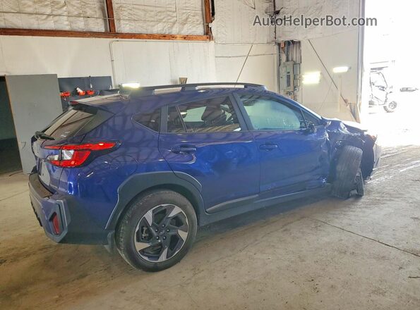 4S4GUHM62R3828168 2024 SUBARU CROSSTREK Blue Tył prawy