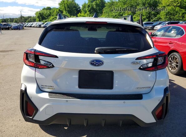 4S4GUHM63S3739375 2025 SUBARU CROSSTREK White უკანა ხედი