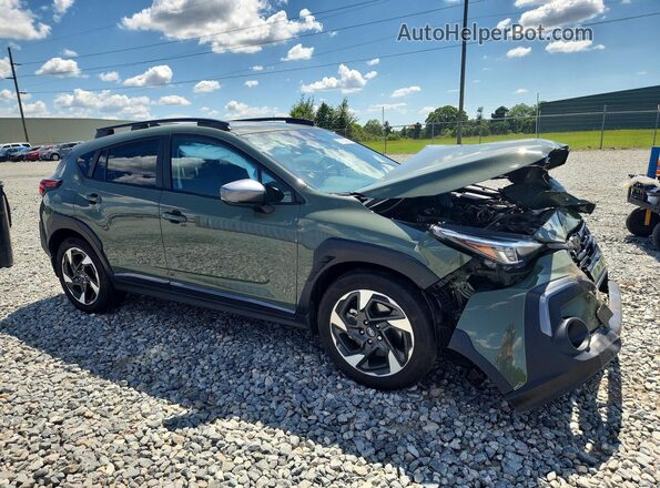 4S4GUHM64S3765144 2025 SUBARU CROSSTREK Зеленый Передняя правая четверть