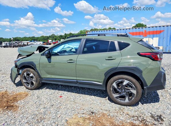 4S4GUHM64S3765144 2025 SUBARU CROSSTREK Зеленый Задняя левая четверть