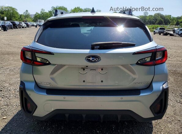 4S4GUHM65R3711863 2024 SUBARU CROSSTREK Серебряный Вид сзади