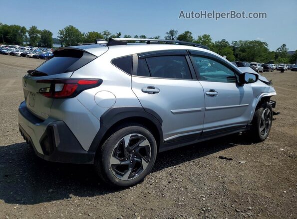 4S4GUHM65R3711863 2024 SUBARU CROSSTREK Серебряный Задняя правая четверть