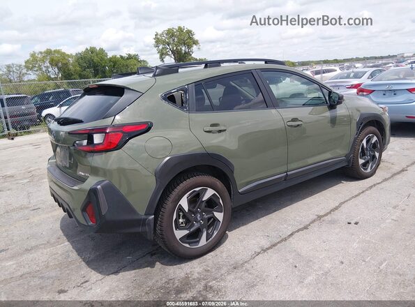 4S4GUHM65R3818962 2024 SUBARU CROSSTREK Green Tył prawy