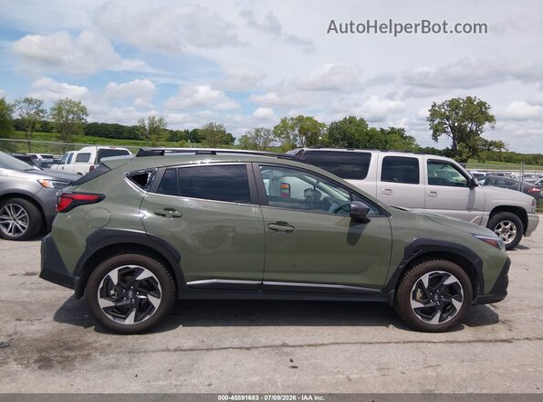 4S4GUHM65R3818962 2024 SUBARU CROSSTREK Green Widok wnętrza z tyłu