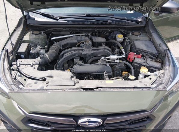 4S4GUHM65R3818962 2024 SUBARU CROSSTREK Green Widok z tyłu