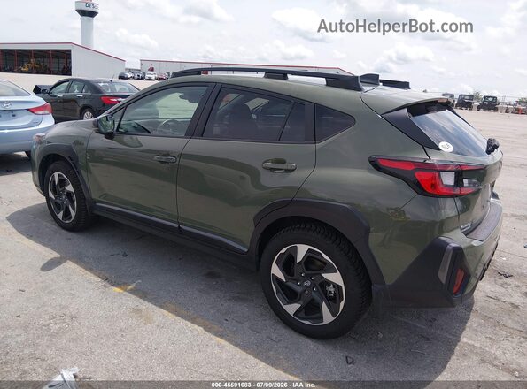 4S4GUHM65R3818962 2024 SUBARU CROSSTREK Green Tył lewy