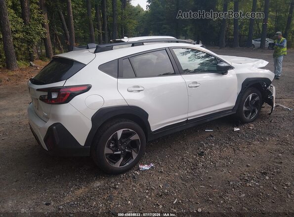 4S4GUHM65S3778243 2025 SUBARU CROSSTREK White Задня права чверть
