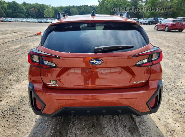 4S4GUHM66S3730170 2025 SUBARU CROSSTREK Orange Հետևի տեսք