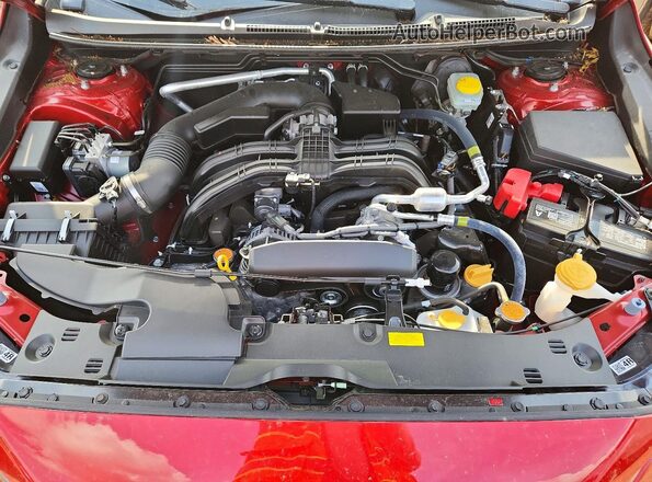 4S4GUHM66S3772435 2025 SUBARU CROSSTREK Maroon Vista del compartimento del motor