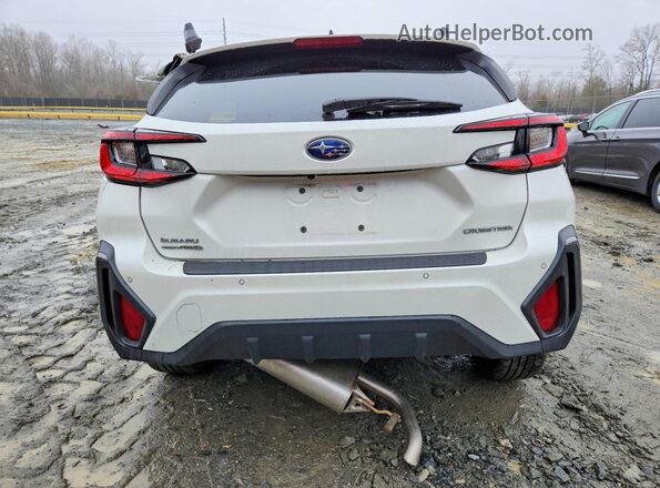 4S4GUHM67R3772180 2024 SUBARU CROSSTREK White უკანა ხედი