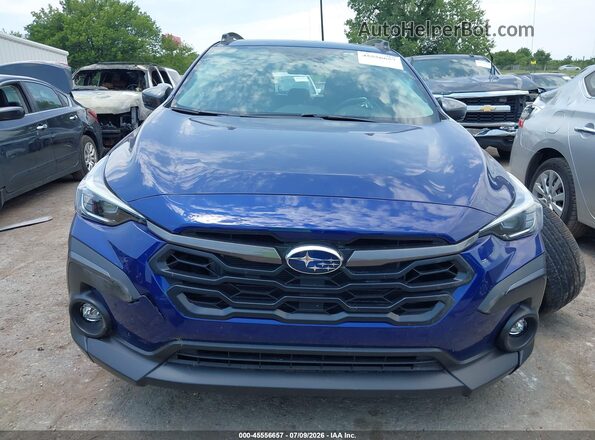 4S4GUHM67S3707271 2025 SUBARU CROSSTREK Blue Вид щитка приладів