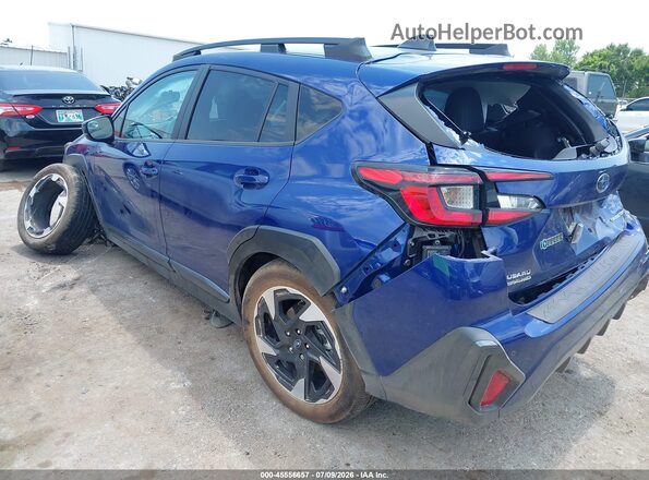 4S4GUHM67S3707271 2025 SUBARU CROSSTREK Blue Задня ліва чверть
