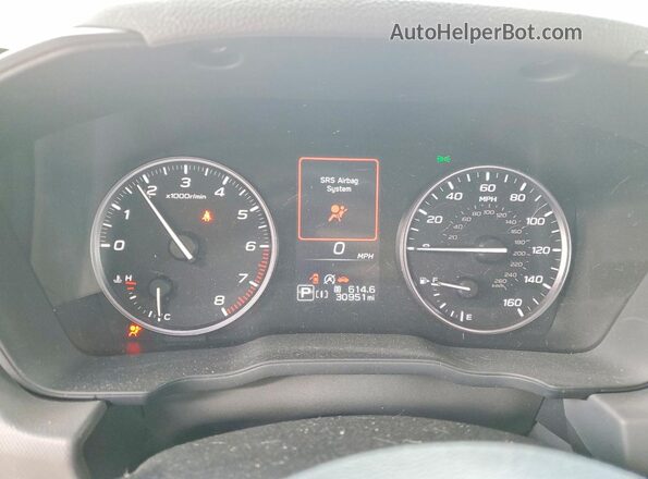 4S4GUHM68R3768641 2024 SUBARU CROSSTREK White ხელსაწყოთა პანელის ხედი