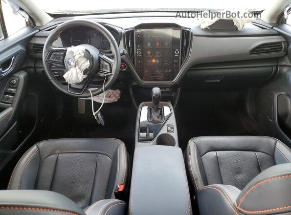 4S4GUHM68R3768641 2024 SUBARU CROSSTREK White წინა პანელის ხედი