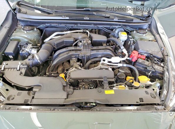 4S4GUHM68R3792132 2024 SUBARU CROSSTREK Зеленый Вид задней части салона