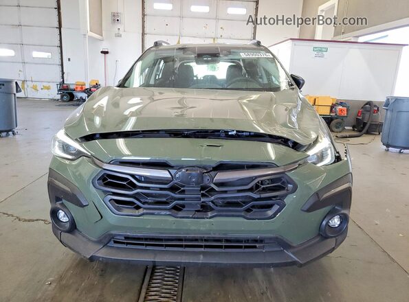 4S4GUHM68R3792132 2024 SUBARU CROSSTREK Зеленый Вид спереди