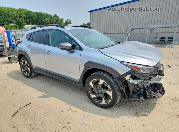4S4GUHM69R3800481 2024 SUBARU CROSSTREK Серебряный Передняя правая четверть