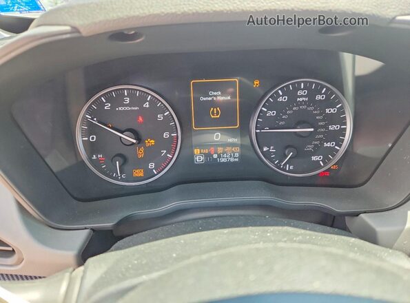 4S4GUHM69S3706784 2025 SUBARU CROSSTREK Gray Instrument cluster view