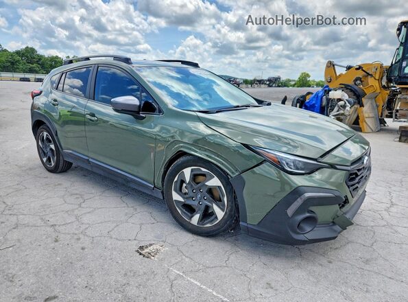 4S4GUHM69S3770047 2025 SUBARU CROSSTREK Зеленый Передняя правая четверть