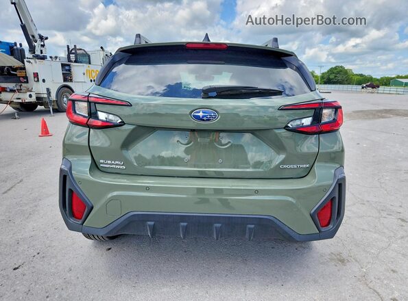 4S4GUHM69S3770047 2025 SUBARU CROSSTREK Зеленый Вид сзади