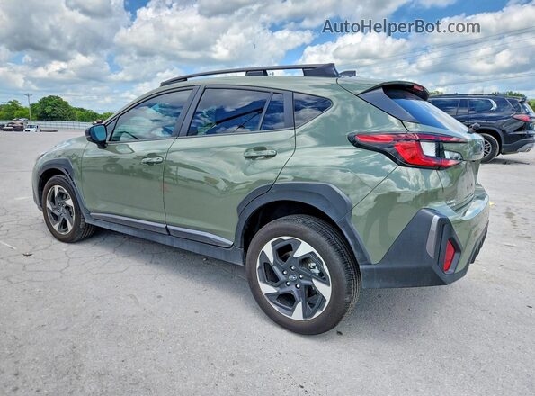 4S4GUHM69S3770047 2025 SUBARU CROSSTREK Зеленый Задняя левая четверть