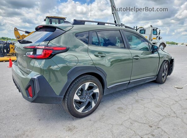 4S4GUHM69S3770047 2025 SUBARU CROSSTREK Зеленый Задняя правая четверть