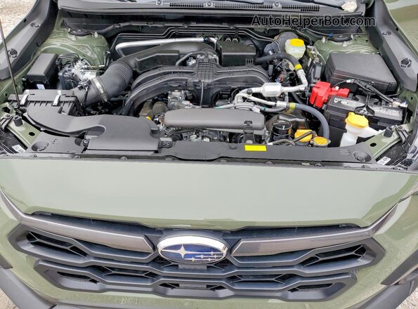 4S4GUHM69T3763004 2026 SUBARU CROSSTREK Green Widok komory silnika