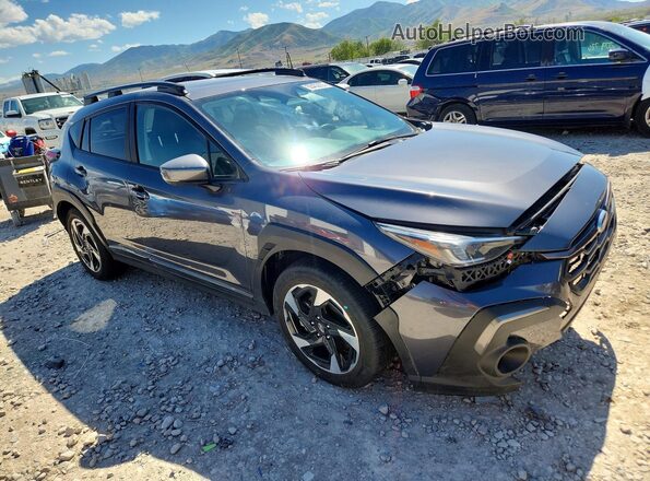 4S4GUHM6XR3810307 2024 SUBARU CROSSTREK Серый Передняя правая четверть