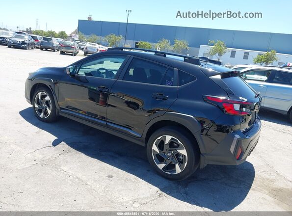 4S4GUHN62R3715111 2024 SUBARU CROSSTREK Black Задня ліва чверть