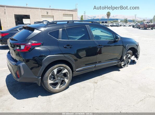4S4GUHN62R3715111 2024 SUBARU CROSSTREK Black Задня права чверть