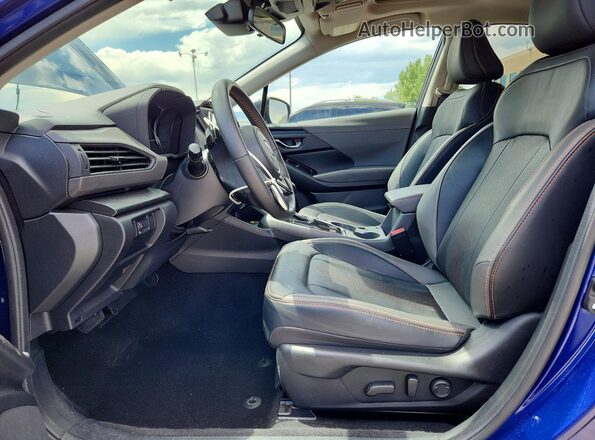 4S4GUHN63S3757874 2025 SUBARU CROSSTREK Blue Вид салону спереду