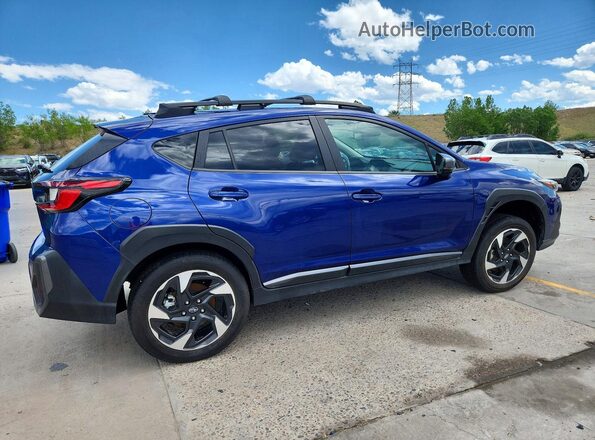 4S4GUHN63S3757874 2025 SUBARU CROSSTREK Blue Задня права чверть