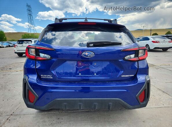 4S4GUHN63S3757874 2025 SUBARU CROSSTREK Blue Вид ззаду