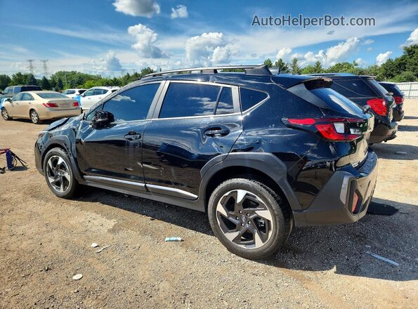 4S4GUHN66R3832464 2024 SUBARU CROSSTREK Black უკანა მარცხენა
