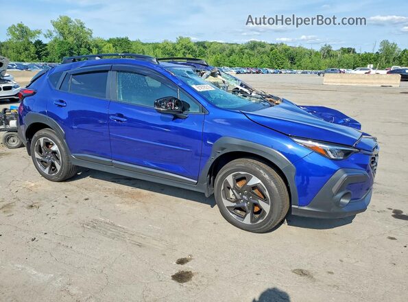 4S4GUHN66S3718602 2025 SUBARU CROSSTREK Синий Передняя правая четверть