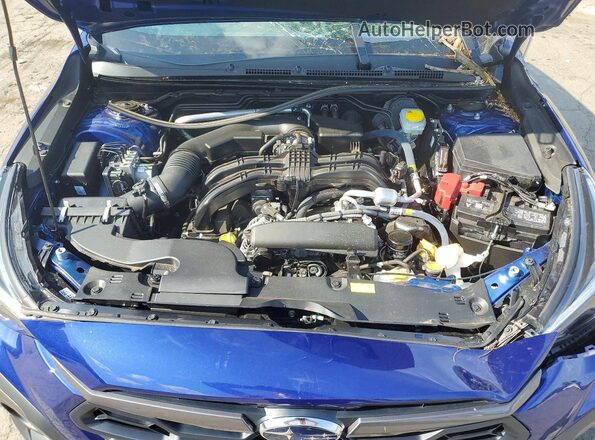 4S4GUHN66S3718602 2025 SUBARU CROSSTREK Синий Вид задней части салона