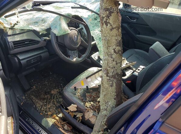 4S4GUHN66S3718602 2025 SUBARU CROSSTREK Синий Вид панели приборов