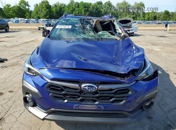 4S4GUHN66S3718602 2025 SUBARU CROSSTREK Синий Вид спереди