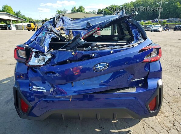 4S4GUHN66S3718602 2025 SUBARU CROSSTREK Синий Вид сзади