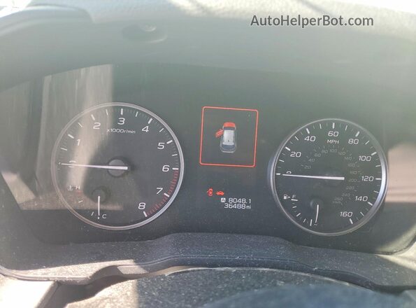 4S4GUHN68R3782280 2024 SUBARU CROSSTREK White Instrument cluster view
