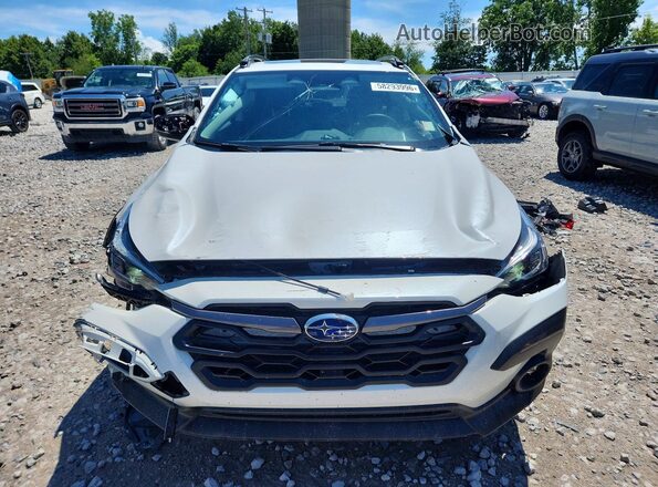 4S4GUHN68S3768899 2025 SUBARU CROSSTREK White Դիմացի տեսք