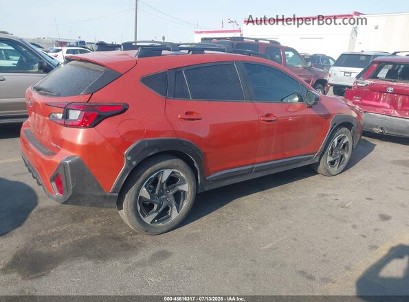 4S4GUHN69R3748770 2024 SUBARU CROSSTREK Красный Задняя правая четверть