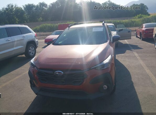 4S4GUHN69R3748770 2024 SUBARU CROSSTREK Красный Вид щитка приборов
