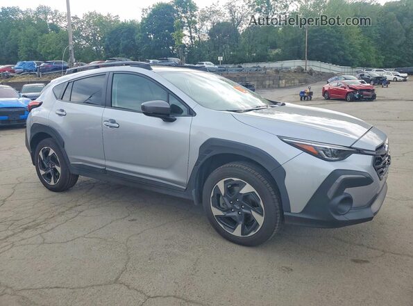4S4GUHN6XR3779686 2024 SUBARU CROSSTREK Серебряный Передняя правая четверть
