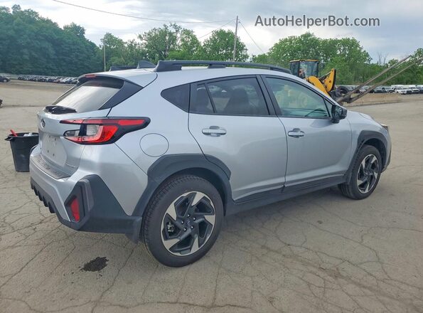 4S4GUHN6XR3779686 2024 SUBARU CROSSTREK Серебряный Задняя правая четверть
