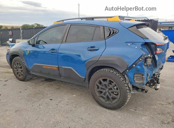 4S4GUHT63R3761212 2024 SUBARU CROSSTREK Blue Rear left